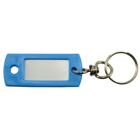 Midwest Fastener Blue Key Tags with Metal Swivels 6PK 35582